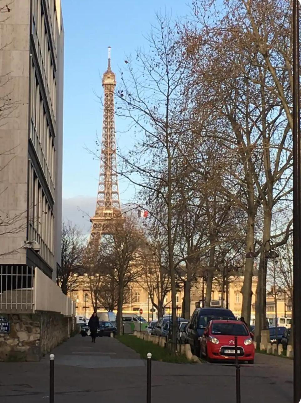 פריז Studio Pour Deux Face A La Tour Eiffel מראה חיצוני תמונה